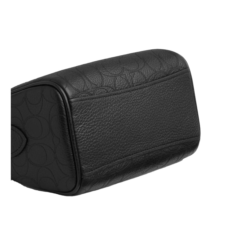 Coach Women's Mini Rowan Crossbody Bag In Signature Leather Gold/Black