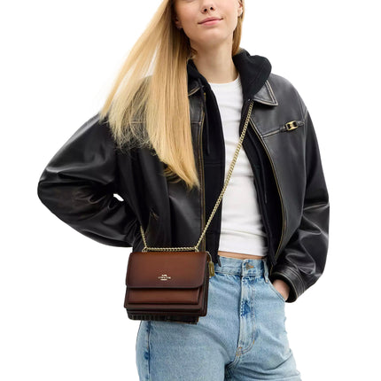 Coach Women's Mini Klare Crossbody Bag Gold/Redwood