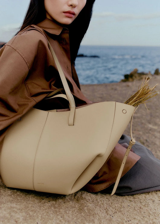 Polène Women's Cyme Edition Textured Sand