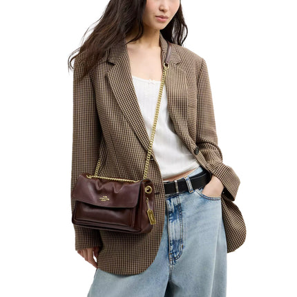 Coach Women's Elodie Crossbody Bag 24 Gold/Maple