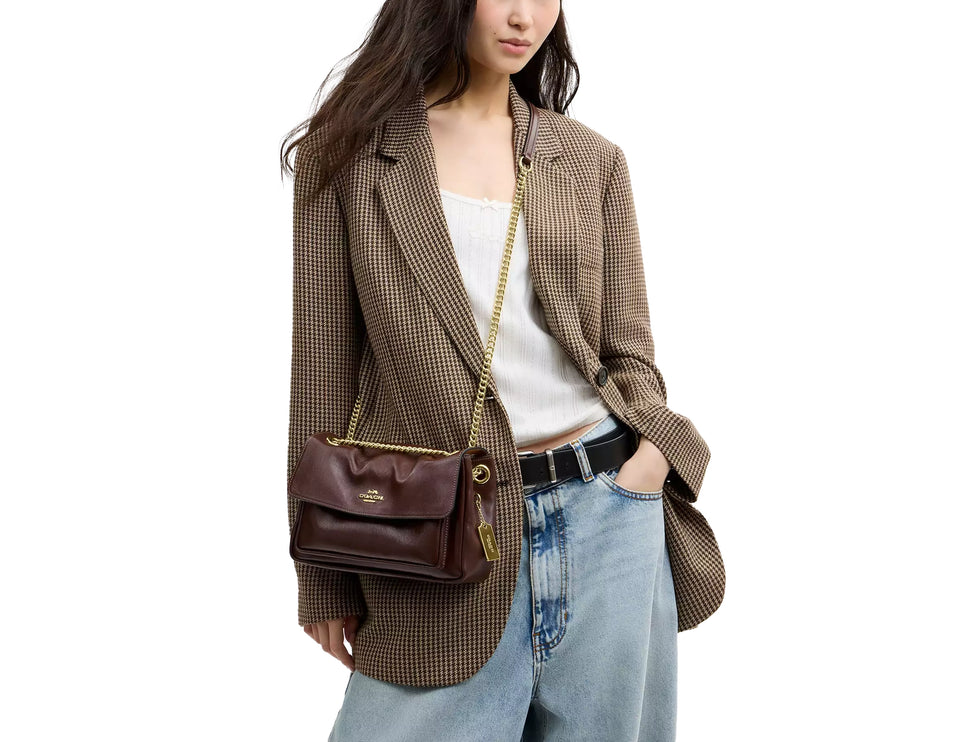 Coach Women's Elodie Crossbody Bag 24 Gold/Maple