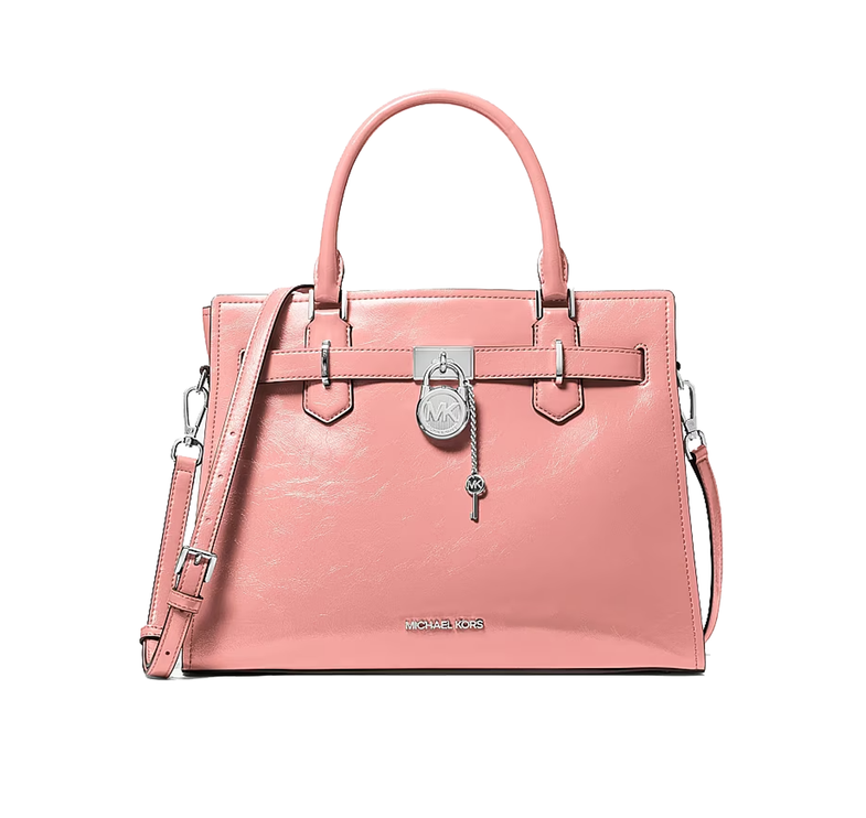 Michael Kors Women's Landon Medium Satchel Bag Sunset Rose