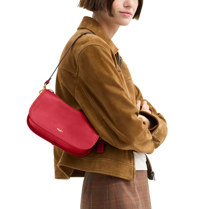 Coach Women's Waverly Bag Brass/Scarlet