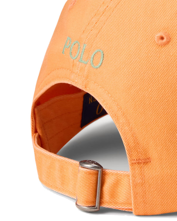 Polo Ralph Lauren Unisex The Iconic Cotton Chino Ball Cap Pompano Orange