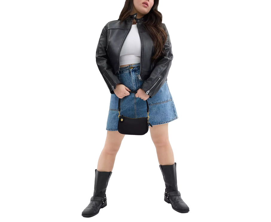 Coach Women's Swinger Bag 20 Brass/Black