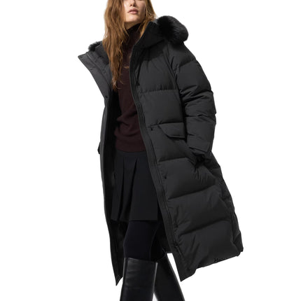 Uniqlo Women's Ultra Warm Down Long Coat 09 Black
