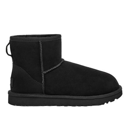 UGG Classic Mini II kadın botu, siyah süet