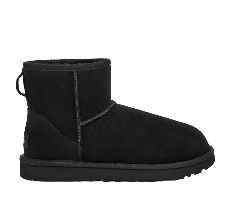 UGG Classic Mini II kadın botu, siyah süet