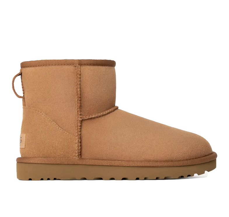 UGG Classic Mini II kadın botu, kahverengi (chestnut) süet