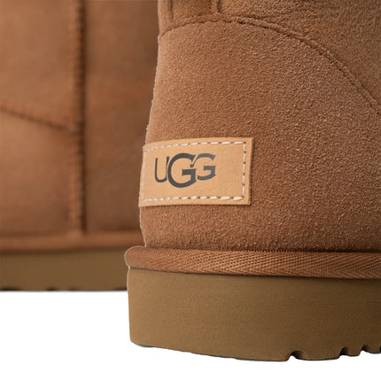 UGG Classic Mini II kadın botu, kahverengi (chestnut) süet