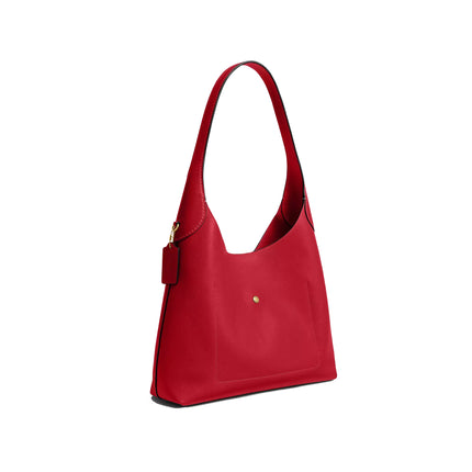 Coach Women's Brooklyn Shoulder Bag 34 Brass/Scarlet