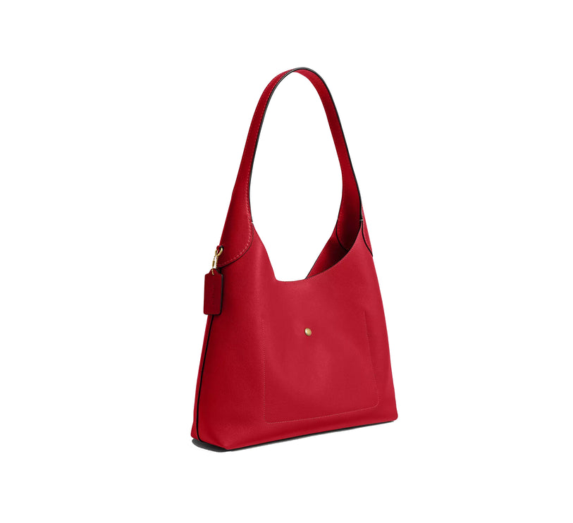 Coach Women's Brooklyn Shoulder Bag 34 Brass/Scarlet