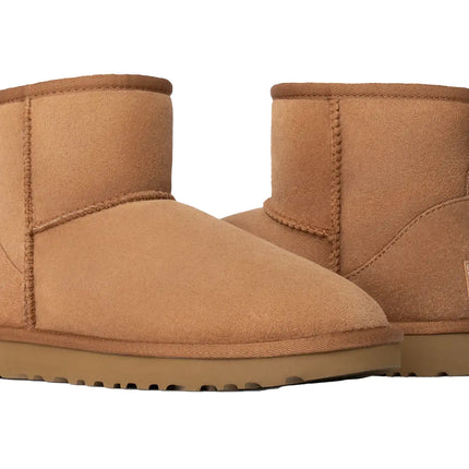 UGG Classic Mini II kadın botu, kahverengi (chestnut) süet