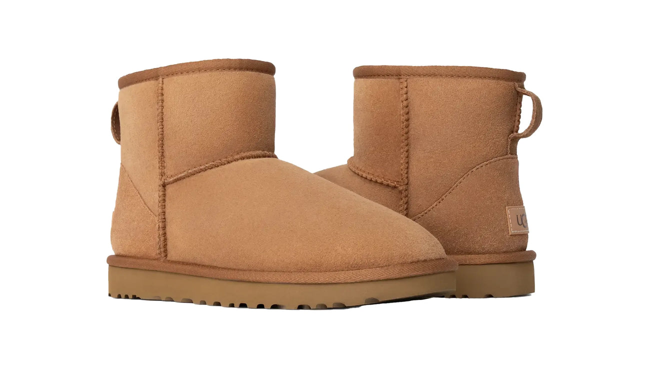 UGG Classic Mini II kadın botu, kahverengi (chestnut) süet