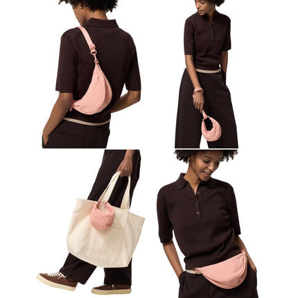 Uniqlo Unisex Round Ultra Mini Bag 01 Off White