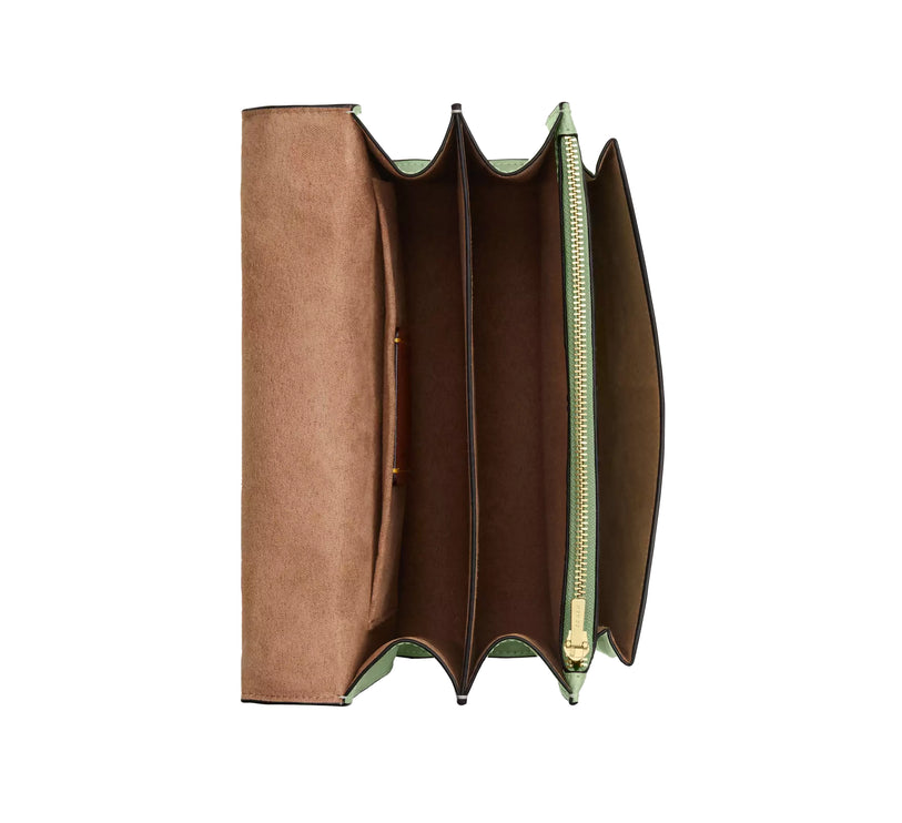 Coach Women's Klare Crossbody Bag In Signature Leather Gold/Pale Green