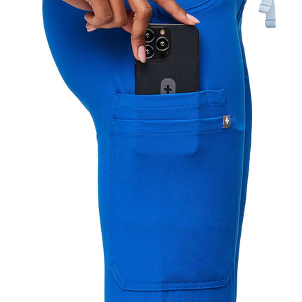 FIGS Women's Kade Cargo Scrub Pants Royal Blue