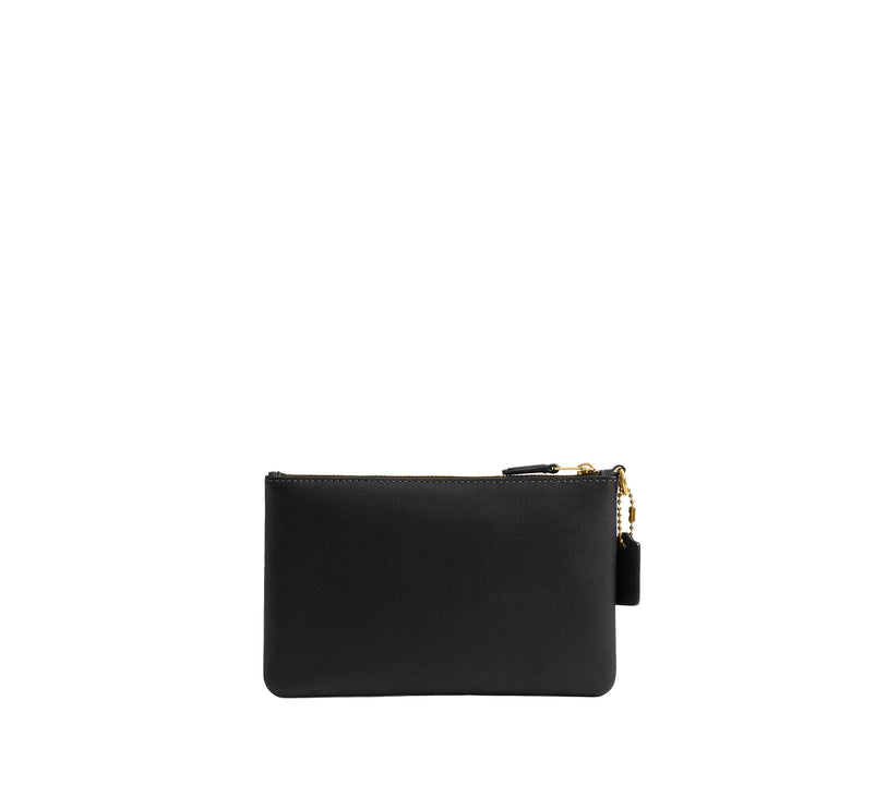 Coach Women's Disney X Coach Essential Small Wristlet With Pluto Brass/Black Multi