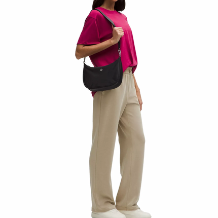 lululemon Unisex City Essentials Small Shoulder Bag Black/Gold