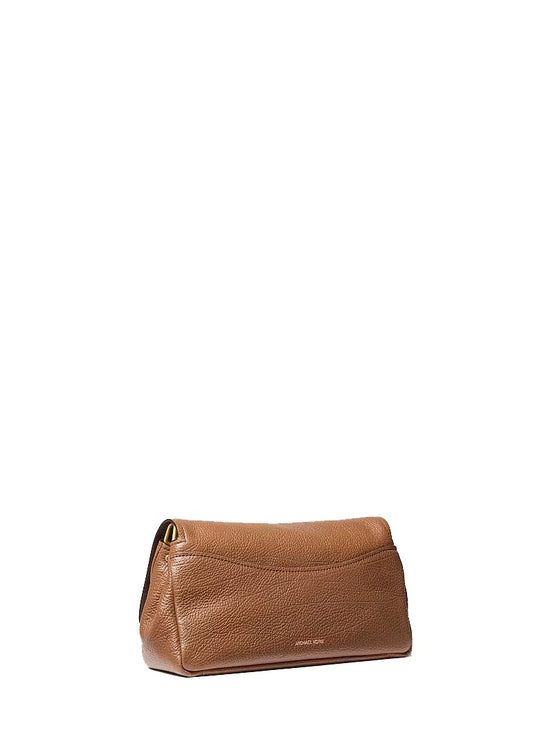 Michael Kors Women's Bryant Large Textured Leather Convertible Shoulder Bag Luggage/Gold