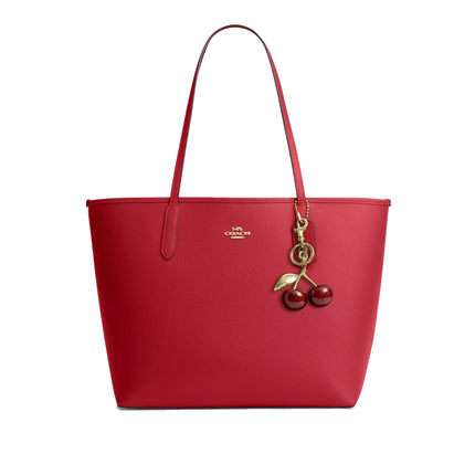 Coach Women's City Tote Bag Gold/Poppy
