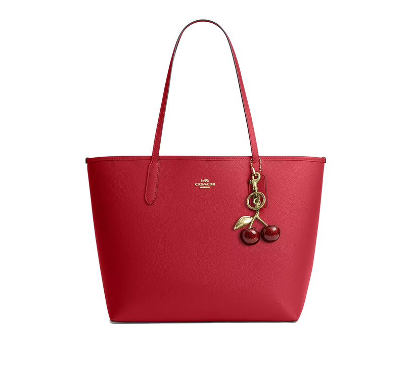 Coach Women's City Tote Bag Gold/Poppy