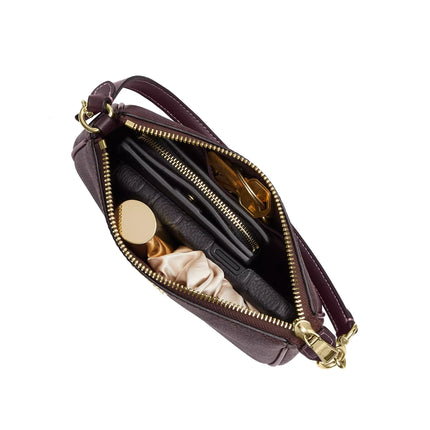 Coach Women's Nolita 19 In Signature Canvas Gold/Black Currant