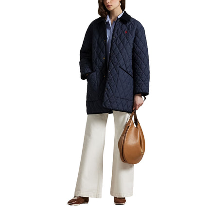 Polo Ralph Lauren Women's Quilted Barn Jacket Navy