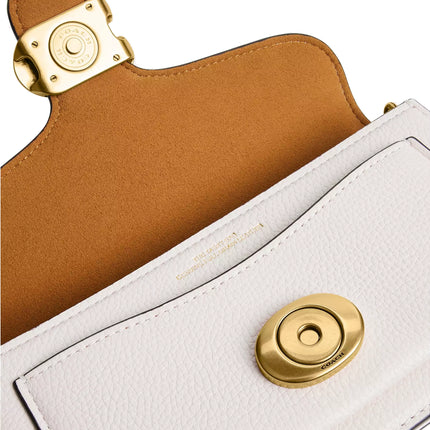 Coach Women's Tabby Chain Crossbody Bag 19 Brass/Chalk