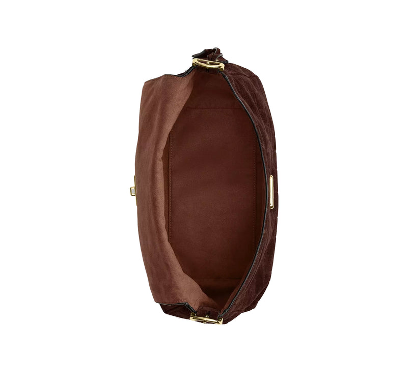 Coach Women's Etta Flap Shoulder Bag Gold/Maple
