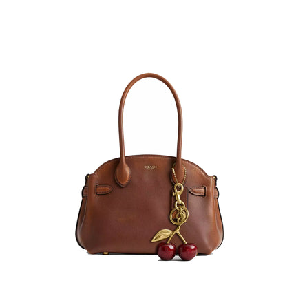 Coach Women's Empire Carryall Bag 21 In Loved Leather Brass/Brown