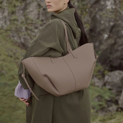Polène Women's Cyme Edition Textured Taupe