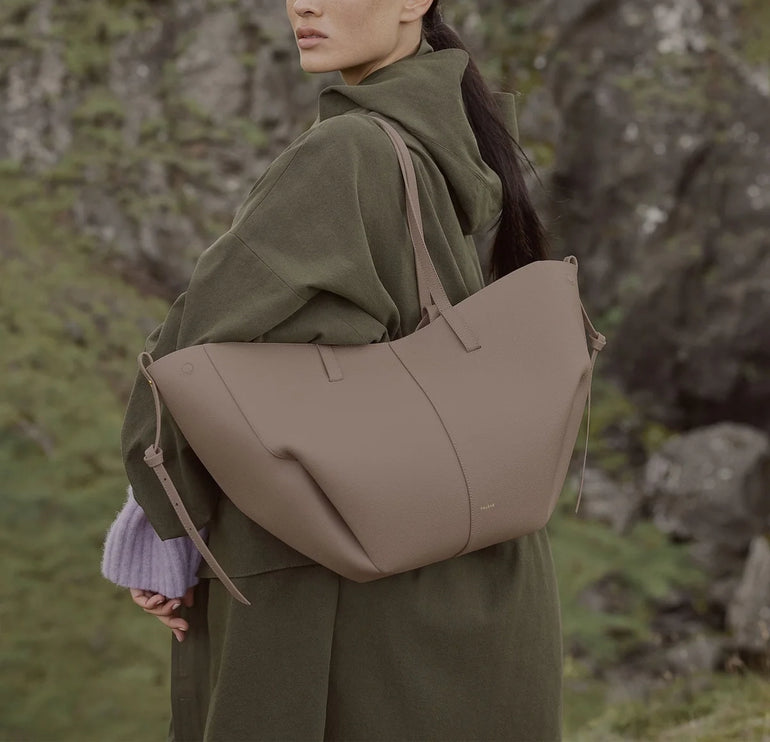 Polène Women's Cyme Edition Textured Taupe