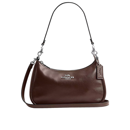 Coach Women's Soft Teri Shoulder Bag Silver/Maple