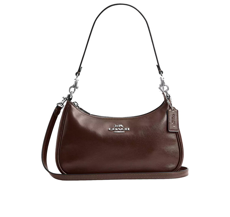 Coach Women's Soft Teri Shoulder Bag Silver/Maple