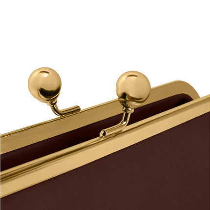 Coach Women's Kisslock Frame Bag 30 Brass/Maple