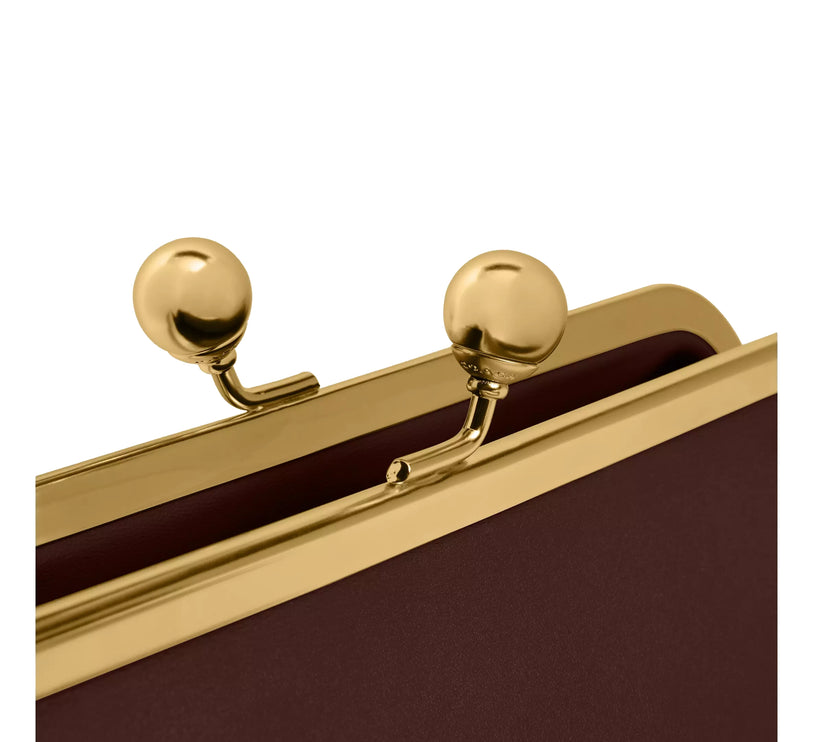 Coach Women's Kisslock Frame Bag 30 Brass/Maple