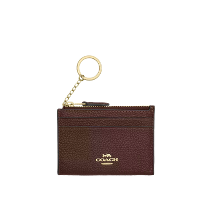Coach Women's Mini Skinny ID Case Gold/Maple