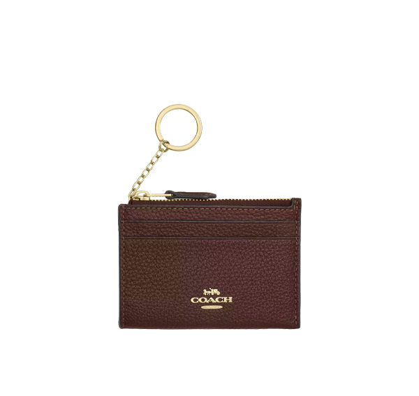 Coach Women's Mini Skinny ID Case Gold/Maple