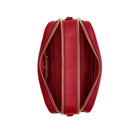 Coach Women's Carey Crossbody Bag Gold/Poppy
