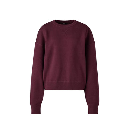 Uniqlo Unisex Smooth Cotton Crew Neck Sweater 63 Blue