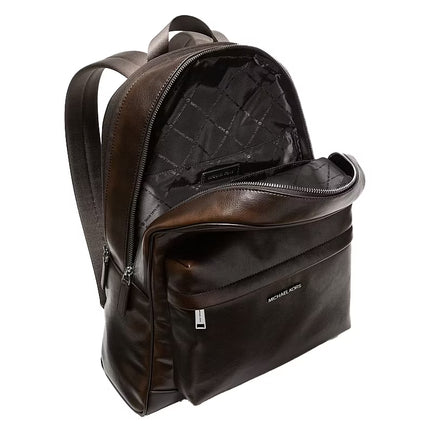 Michael Kors Unisex Pacey Burnished Backpack Chocolate