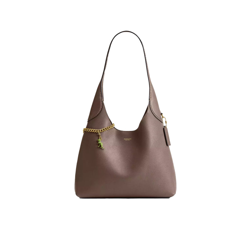 Coach Women's DIY Dinosaur Charm Brass/Green