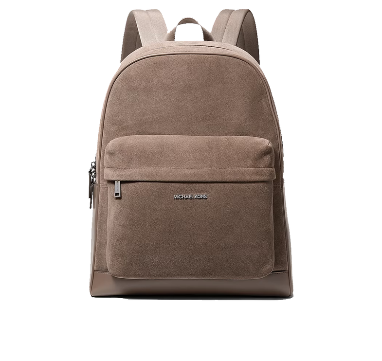 Michael Kors Unisex Pacey Suede Backpack Mushroom