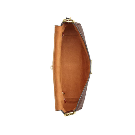 Coach Women's Etta Small Flap Shoulder Bag Gold/Maple