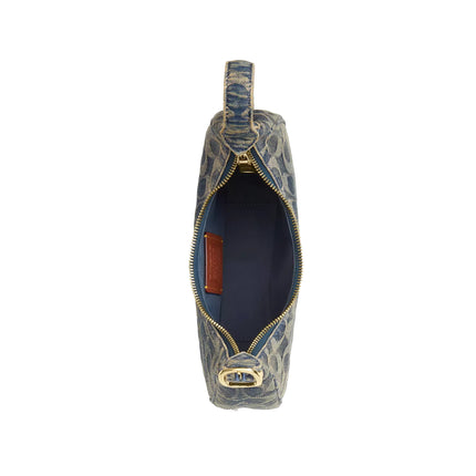 Coach Women's Emily Shoulder Bag In Signature Regenerative Cotton Denim Gold/Denim