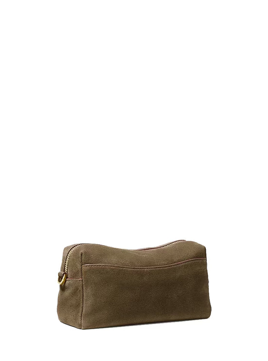 Michael Kors Women's Bryant Small Suede Convertible Crossbody Bag Loden/Gold