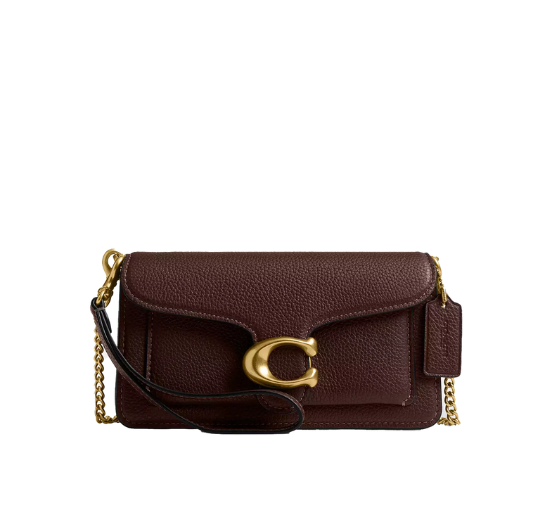 Coach Women's Tabby Chain Crossbody Bag 19 Brass/Maple