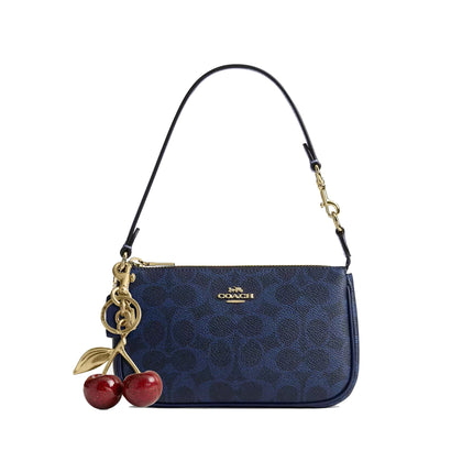 Coach Women's Nolita 19 In Signature Canvas Gold/Navy