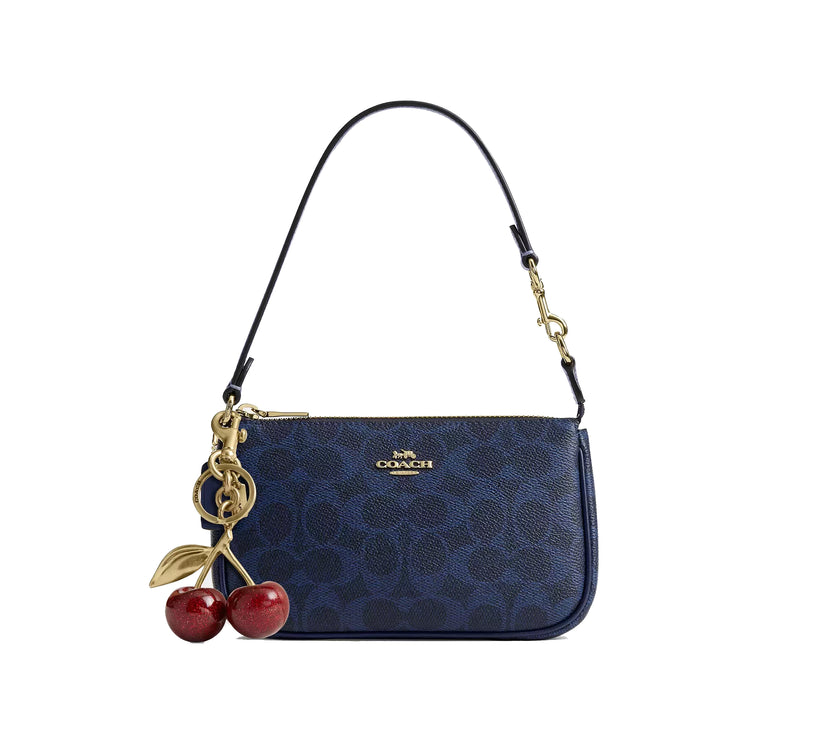 Coach Women's Nolita 19 In Signature Canvas Gold/Navy